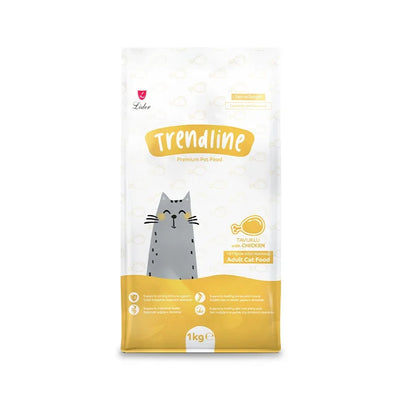 Trendline Adult cat food chicken 1kg - Pet Priority
