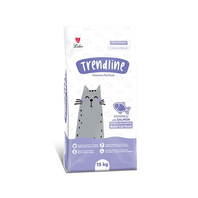 Trendline Adult cat food salmon 15kg - Pet Priority