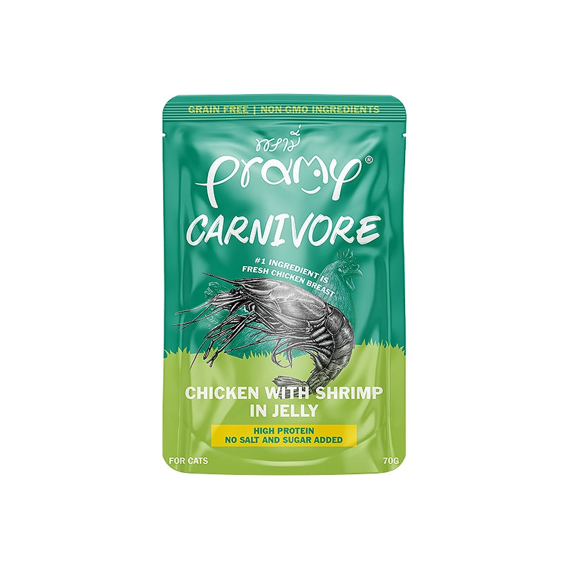 Carnivore : Chicken with Shrimp in Jelly 70gm - Pet Priority