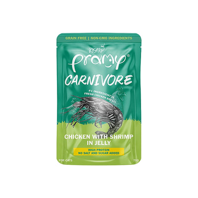 Carnivore : Chicken with Shrimp in Jelly 70gm - Pet Priority