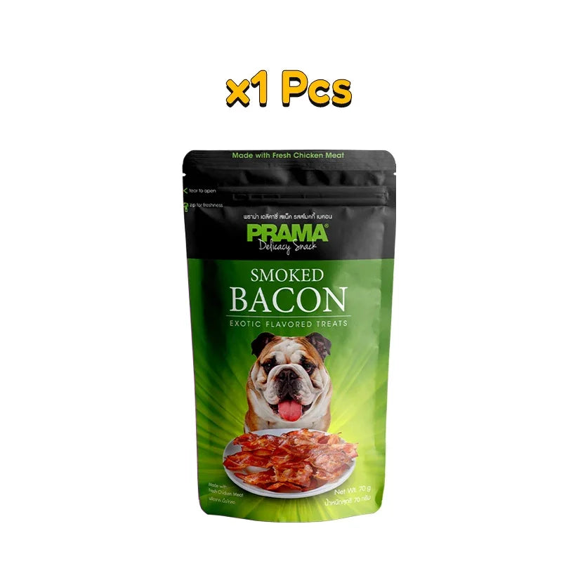 Prama Delicacy Smoked Bacon 70g - Pet Priority