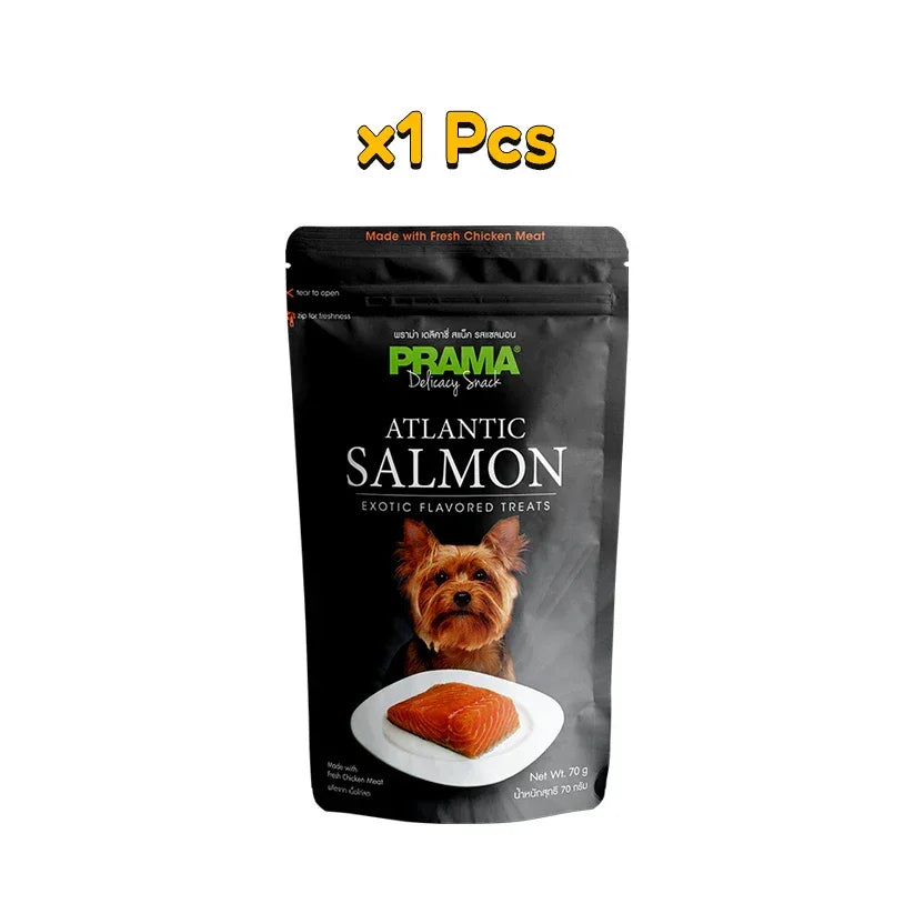 Prama Delicacy Atlantic Salmon 70g - Pet Priority