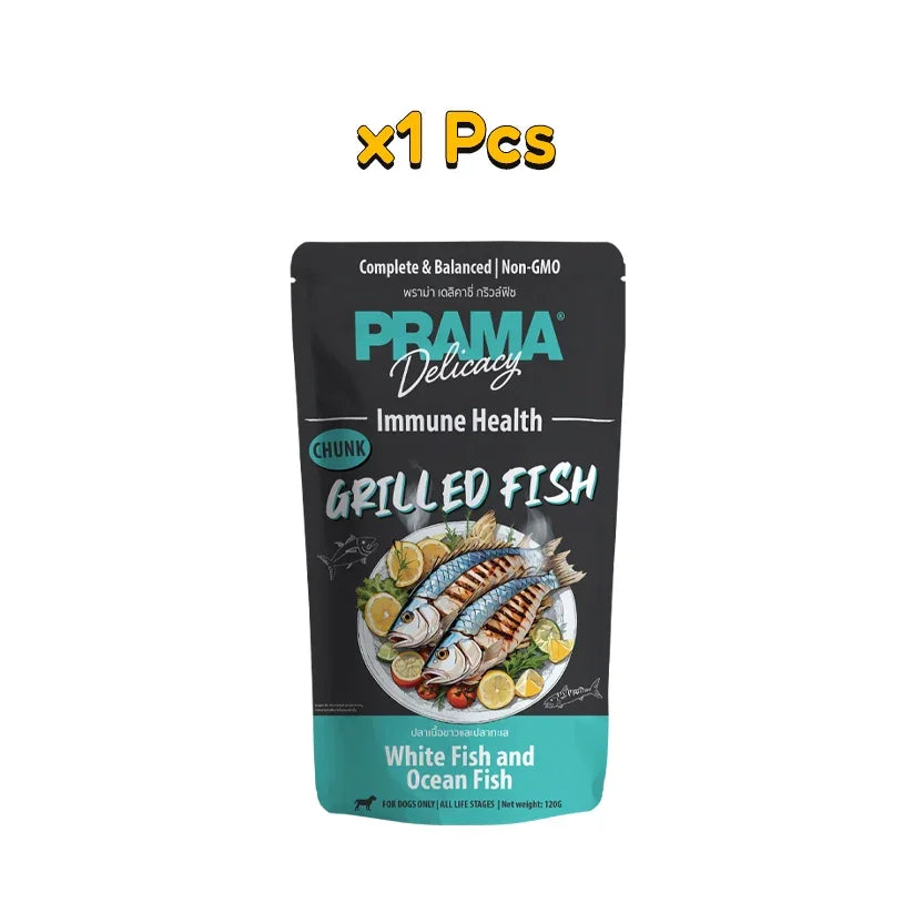 Prama Delicacy Grilled Fish in Gravy Complete Food 120g - Pet Priority