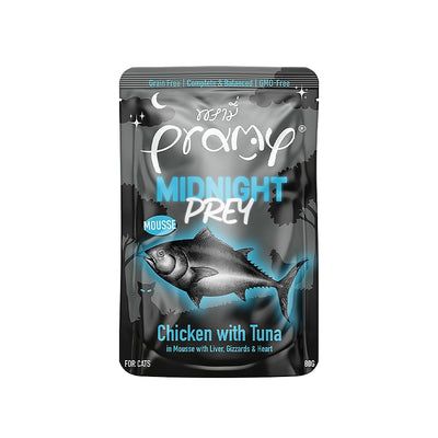 Pramy Mignight Prey Chicken Tuna in Mousse 80mg x12