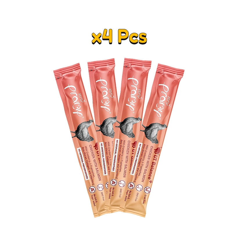 Pramy UT balance - دجاج مع سلمون 14 جرام × 4