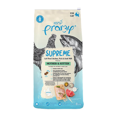Pramy Supreme Mother & Kitten : Chicken, fish & goat milk recipe 800g