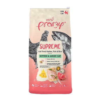 Pramy supreme standard : Chicken, fish & rice 1kg