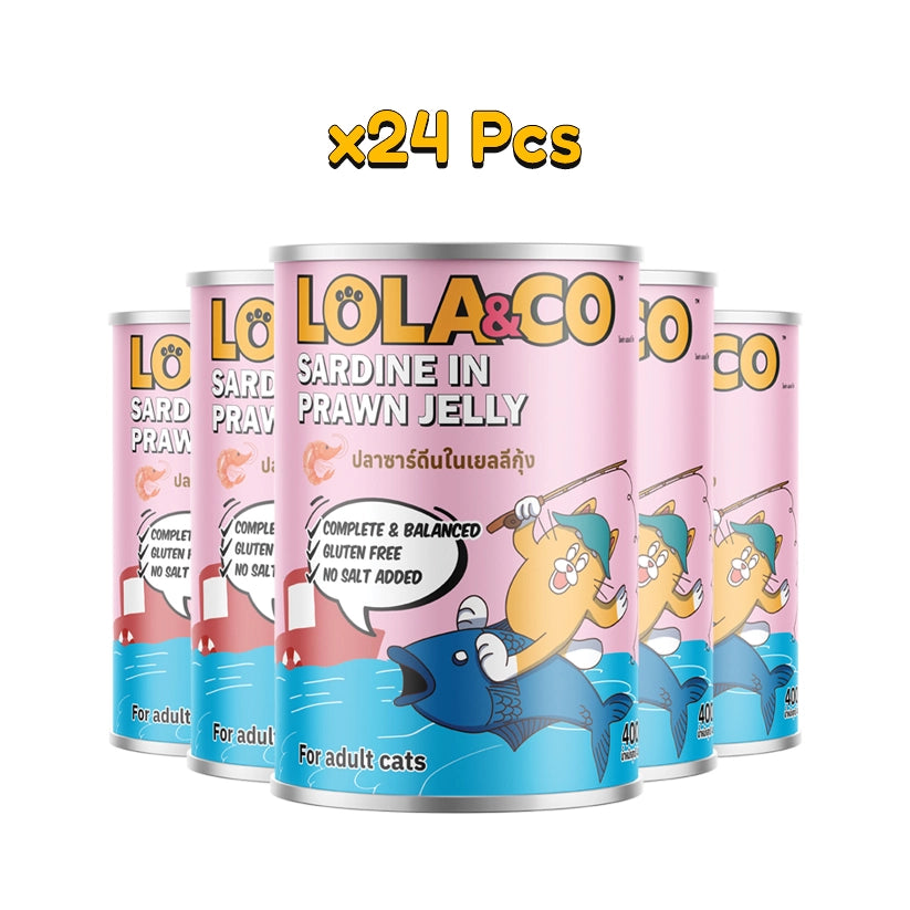 Lola&Co Sardine in Prawn Jelly 400gm x24