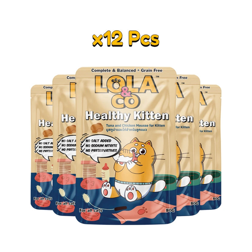 Lola&Co Tuna Chicken Mousse 80gm x12