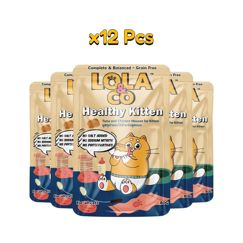 Lola&Co Tuna Chicken Mousse 80gm x12 - Pet Priority