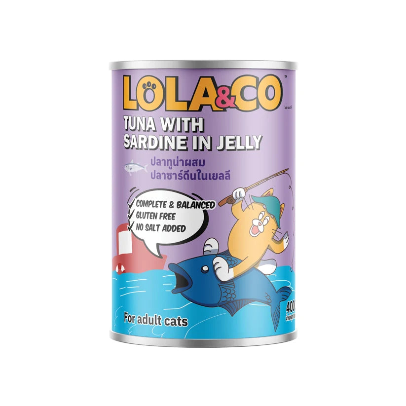 Lola&Co Tuna Sardines in Jelly 400gm x24