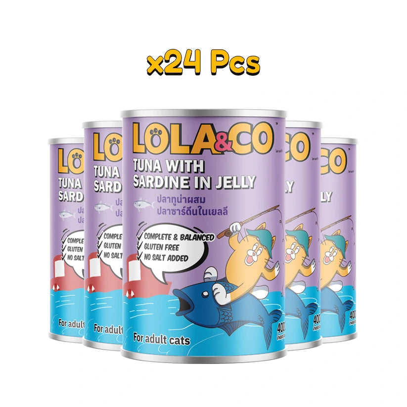 Lola&Co Tuna Sardines in Jelly 400gm x24
