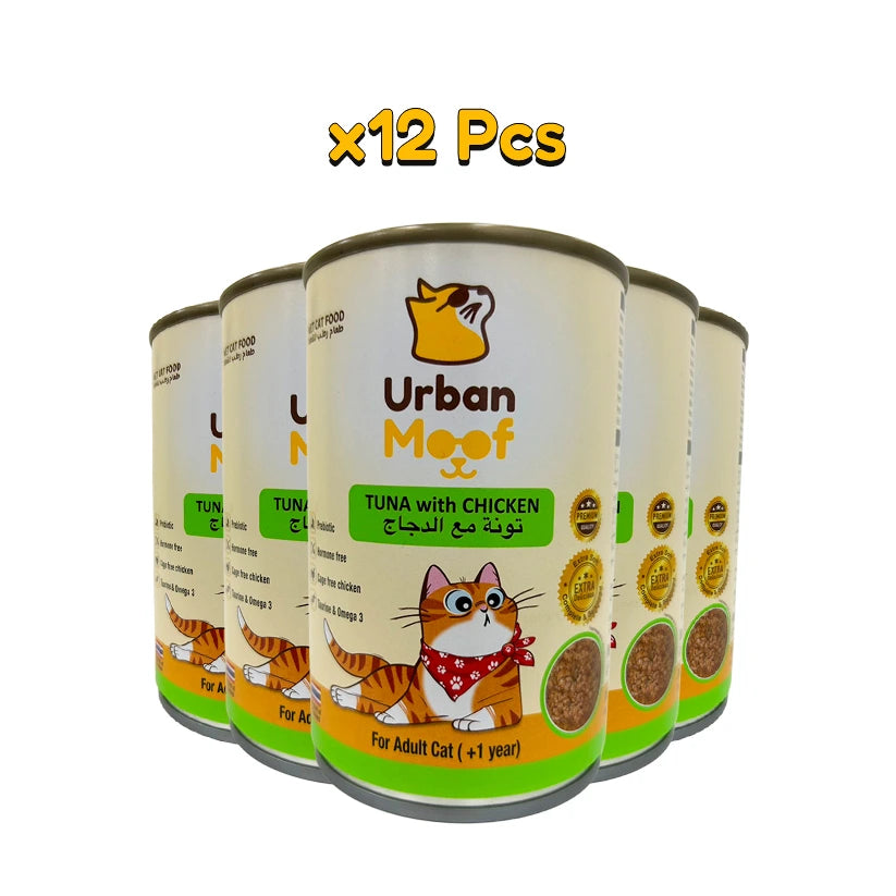 Urban moof Tuna with Chicken 400g x12