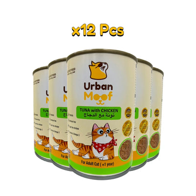 Urban moof Tuna with Chicken 400g x12