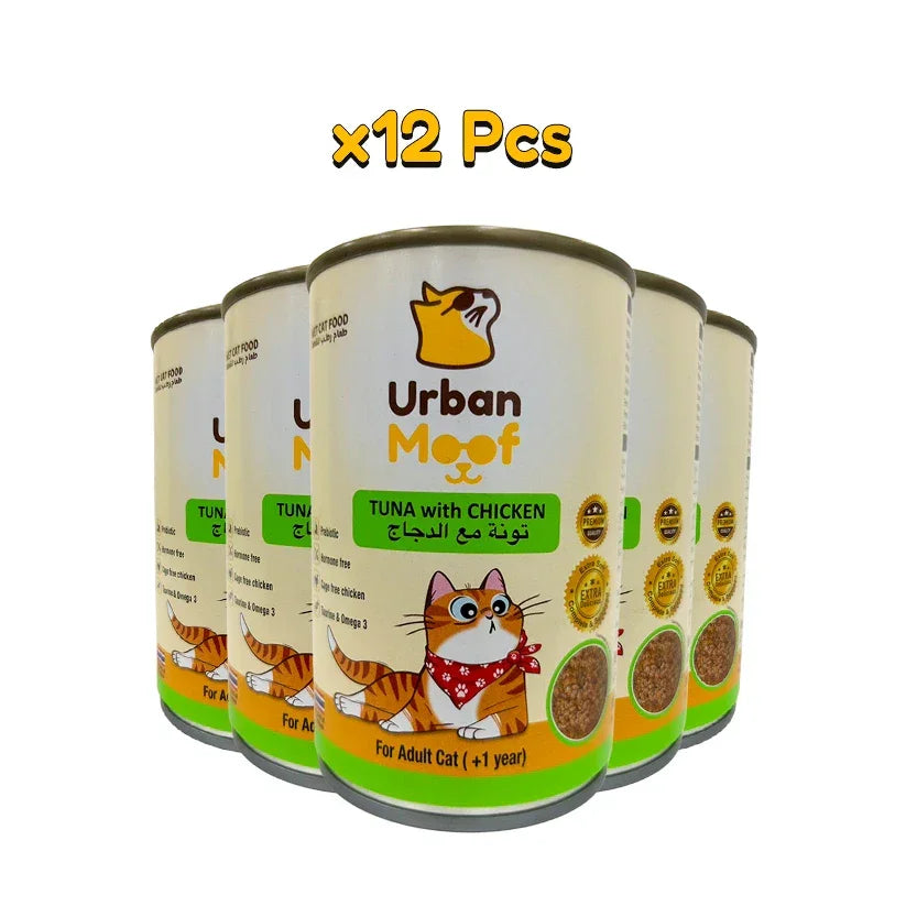 Urban moof Tuna with Chicken 400g x12 - Pet Priority