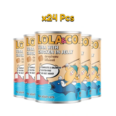 Lola&Co Tuna with Chicken in Jelly 400gm x24 - Pet Priority