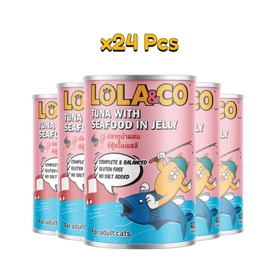 Lola&Co Tuna with Seafood 400gm x24