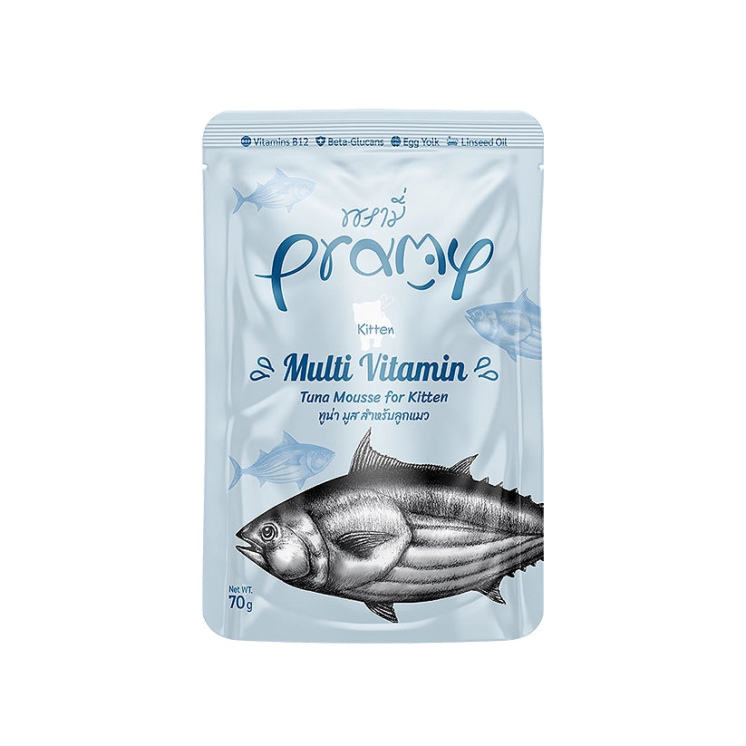 Pramy Tuna Mousse for Kitten 70gm x12