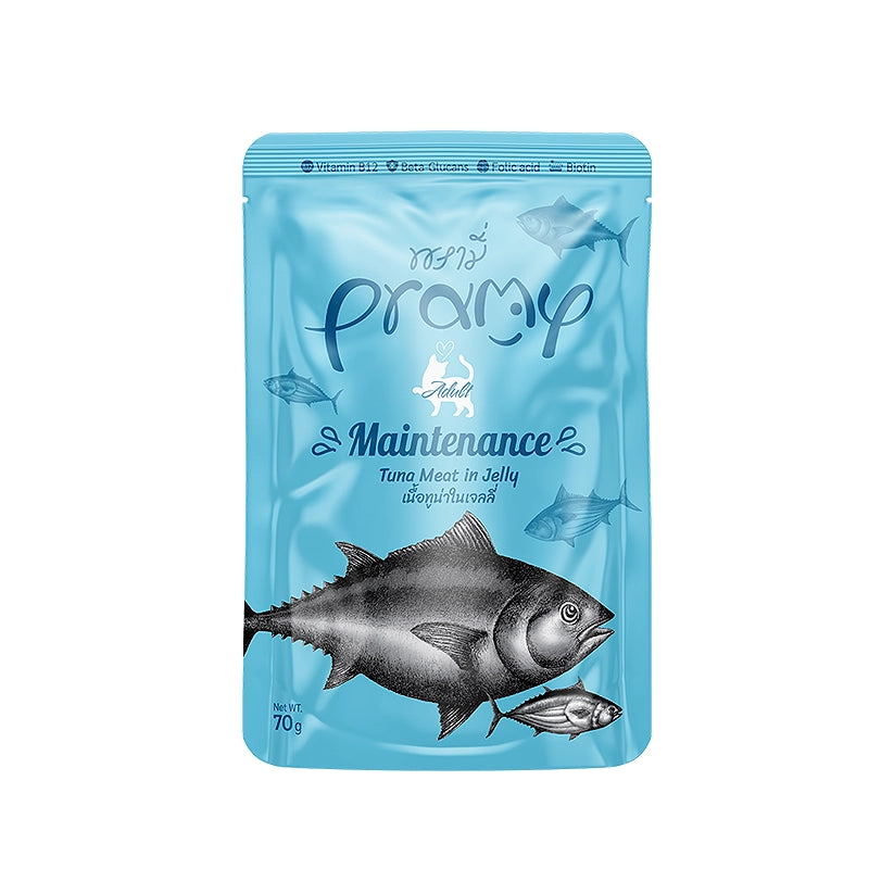 Pramy Tuna meat in jelly 70gm x12