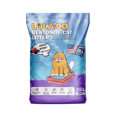 Lola&co Bentonite Cat Litter 25L