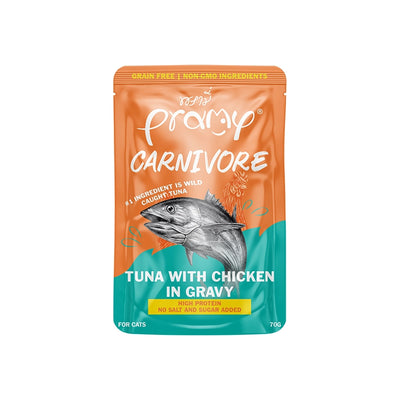Carnivore : Chicken Tuna in Gravy 70gm - Pet Priority