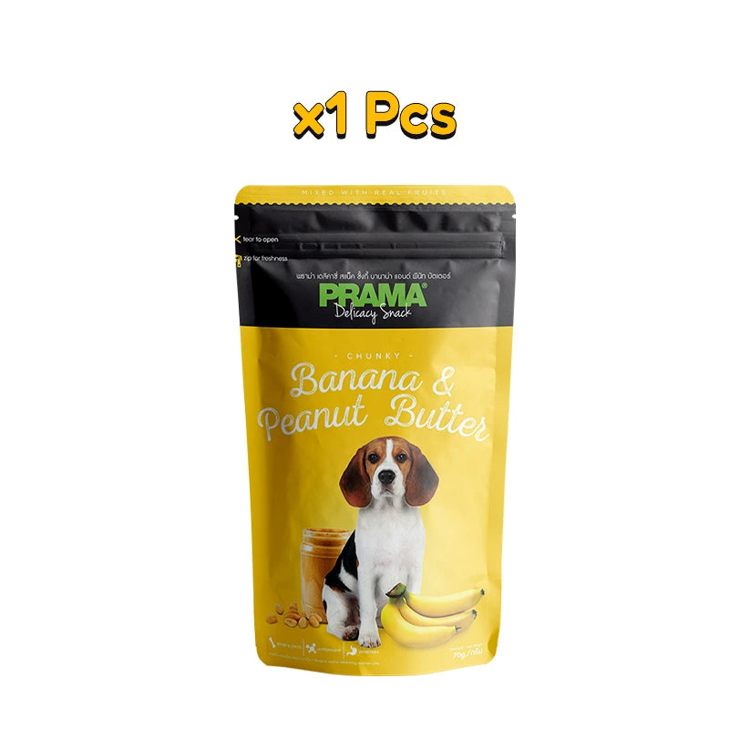 Prama Delicacy Chunky Banana & Peanut Butter 70g
