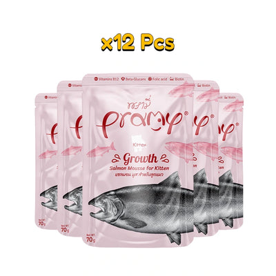 Pramy Growth Salmon Mousse for Kitten 70g