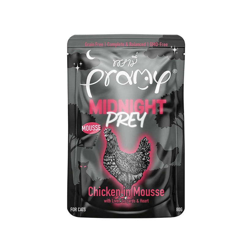 Pramy Midnigh Prey : Chicken in Mouse 80gm x12