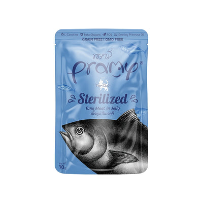 Pramy sterilized : Tuna Meat in Jelly 70gm x12
